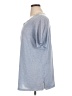 Perceptions Woman Blue Short Sleeve Top Size 1X - photo 5