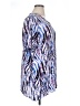 Maggie Barnes 100% Polyester Blue Short Sleeve Blouse Size 14 (1) - photo 4