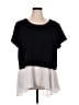 Boutique + Black Short Sleeve Top Size 1X Plus - photo 1