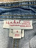 Ingrid + Isabel Blue Overalls Size 6 - photo 3