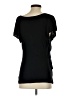 AB Studio Black Short Sleeve Top Size S - photo 2