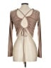 find me now Tan Long Sleeve Top Size L - photo 2