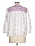 wonderly White 3/4 Sleeve Blouse Size L - photo 2