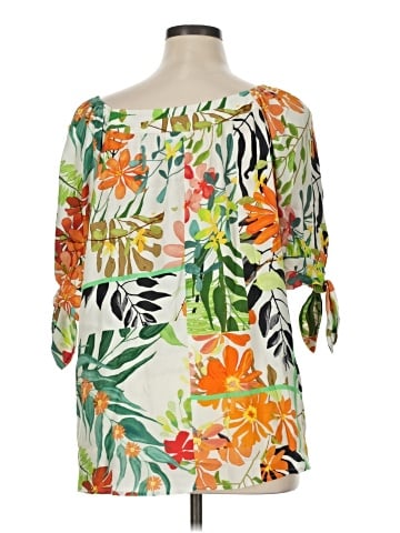 Karen Kane 3/4 Sleeve Blouse (view 2)