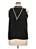 Moon 100% Polyester Black Sleeveless Blouse Size XL - photo 1