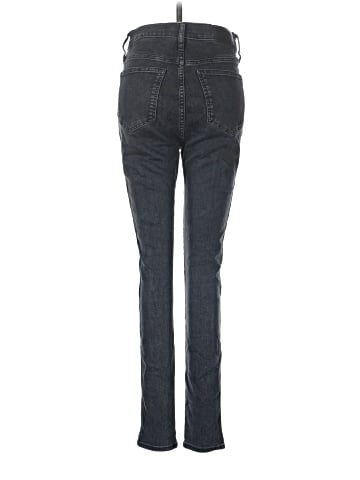 Madewell Tall 10" High-Rise Skinny Jeans in Robert Wash: Button-Front Edition (view 2)