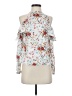 Parker 100% Polyester Floral White Sleeveless Blouse Size XS - photo 1