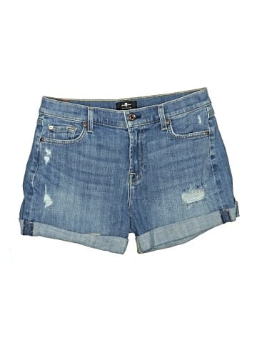 7 For All Mankind Denim Shorts (view 1)