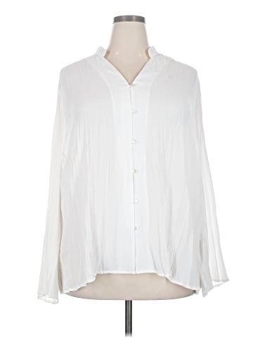 Lane Bryant Long Sleeve Blouse (view 1)