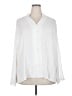 Lane Bryant 100% Polyester Solid Ivory Long Sleeve Blouse Size 26 - 28 Plus - photo 1