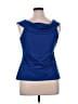 Unique Vintage Blue Sleeveless Top Size 14 - photo 2