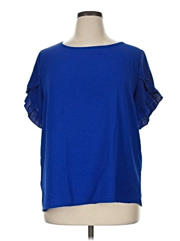 Fashion Short Sleeve Blouse (view 1)
