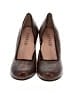 Anyi Lu 100% Leather Animal Print Brown Heels Size EU 40 - photo 2