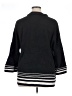 Neiman Marcus 100% Cotton Black 3/4 Sleeve Top Size XL - photo 2
