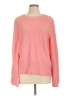 Style&Co Solid Pink Pullover Sweater Size L - photo 1