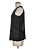 Cache 100% Polyester Silver Sleeveless Top Size M - photo 5