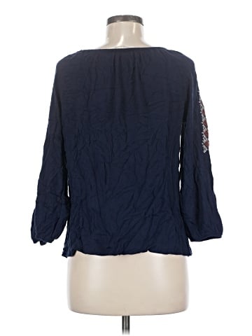 Solitaire 3/4 Sleeve Blouse (view 2)