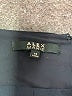 Alex Marie Solid Black Blue Formal Skirt Size 14 - photo 4