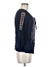 Solitaire 100% Rayon Blue 3/4 Sleeve Blouse Size M - photo 4