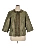 Chico's Chevron-herringbone Green Faux Fur Jacket Size XL (3) - photo 1