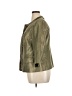 Chico's Chevron-herringbone Green Faux Fur Jacket Size XL (3) - photo 5