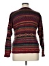 Casual Corner Print Burgundy Pullover Sweater Size 0X (estimated) - photo 2