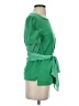 Sandro 100% Polyester Green Short Sleeve T-Shirt Size Sm (1) - photo 4