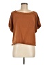Wishlist 100% Cotton Brown Short Sleeve Top Size M - photo 1