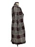 CAbi Plaid Gray Coat Size M - photo 4