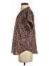 Maurices 100% Polyester Brown Short Sleeve Blouse Size S - photo 5