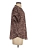 Maurices 100% Polyester Brown Short Sleeve Blouse Size S - photo 4