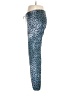 Monrow Animal Print Blue Casual Pants Size L - photo 5