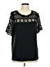 Threads 4 Thought Black Short Sleeve Top Size M - photo 1