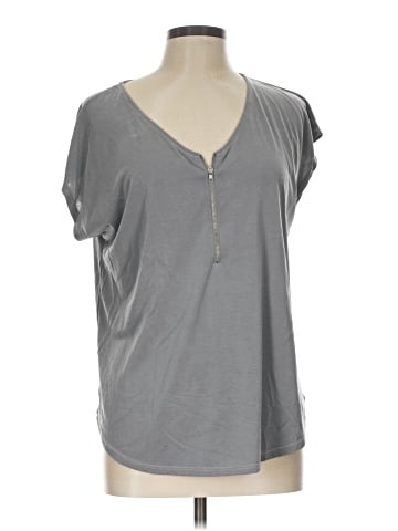 Green Envelope Short Sleeve Henley (view 1)