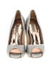 Badgley Mischka Silver Heels Size 8 1/2 - photo 2