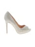 Badgley Mischka Silver Heels Size 8 1/2 - photo 1