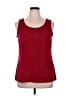 Susan Graver Red Sleeveless Top Size XL - photo 1