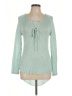 LA Class 100% Polyester Teal Long Sleeve Top Size L - photo 1