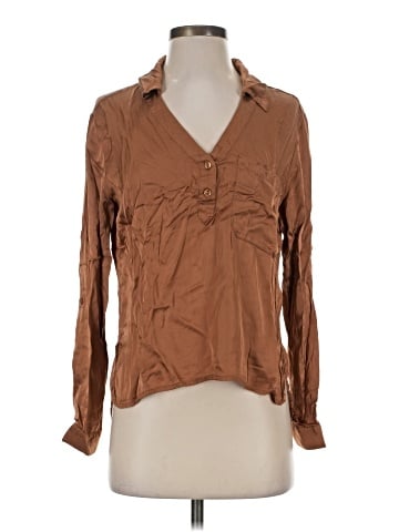 Young Fabulous & Broke Long Sleeve Blouse (view 1)