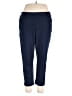 Croft & Barrow Solid Blue Active Pants Size 16 - photo 1