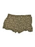 Forever 21 100% Rayon Animal Print Gold Shorts Size XL - photo 2