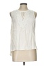 Daniel Rainn 100% Rayon Ivory Sleeveless Blouse Size L (petite) - photo 1