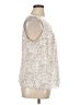 Nine West 100% Polyester Ivory Sleeveless Blouse Size 0X - photo 4