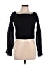 Missguided Black Long Sleeve Top Size 10 - photo 1