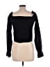 Missguided Black Long Sleeve Top Size 10 - photo 2