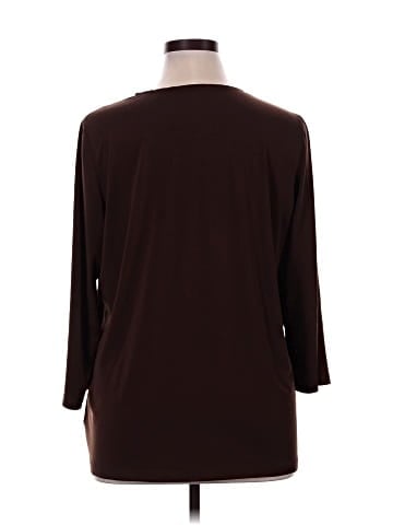 Susan Graver 3/4 Sleeve Blouse (view 2)