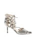Marc Fisher Silver Heels Size 7 1/2 - photo 1