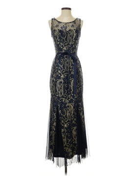 deep sky blue dress Maxi Medium (Sizes 8-10) Customized Long Sleeves Black Sweetheart Neckline Sleeves fabricCode_0122 Size:FR40 - US10- UK14