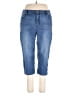 Avenue Solid Blue Jeans Size 16 Plus - photo 1