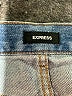 Express 100% Cotton Blue Denim Shorts Size 6 - photo 3